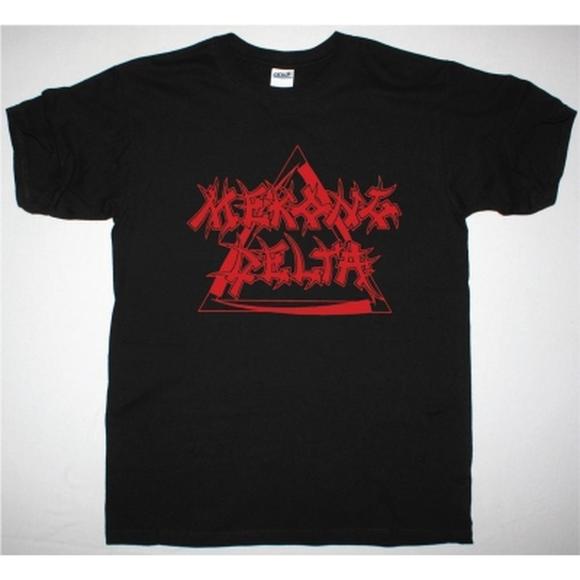 Tops - Mekong Delta Logo New Black T Shirt